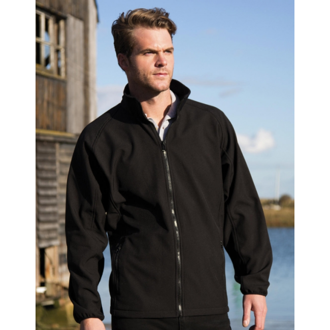 Veste softshell homme 3 en 1 noir - Result