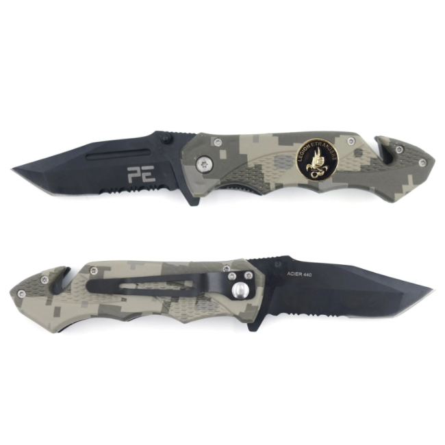 Survival Mes Legioen camouflage met holster - Patrol