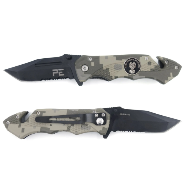 Couteau Survival Gendarmerie GD camouflage avec étui - Patrol