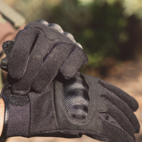Handschoenen met beschermkappen zwart - Patrol