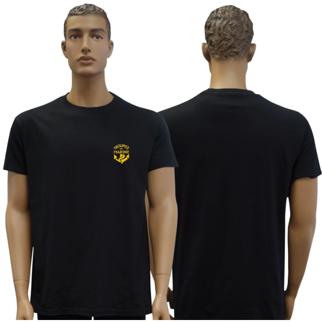 T-SHIRT ZWART MC BEDRUKT TDM - Patrol Equipement