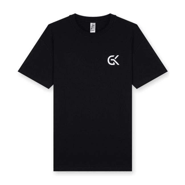 T-shirt czarny napis nowe logo - GK Pro