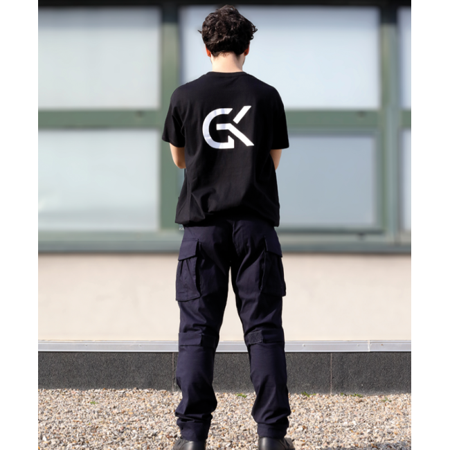 T-Shirt schwarz mit neuem Logo-Aufdruck - GK Pro