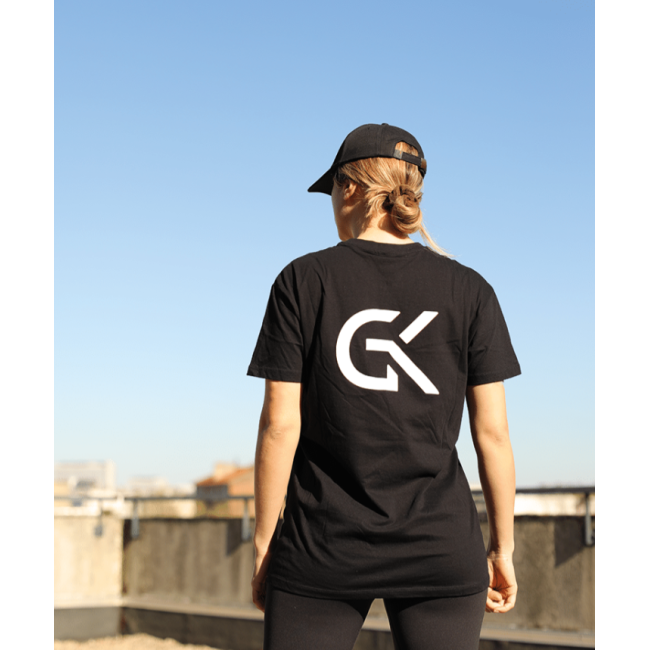 T-shirt noir inscription nouveau logo - GK Pro