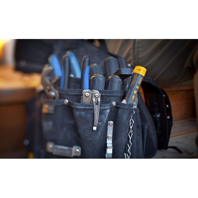 Multifunctionele tang 14 gereedschappen Wingman grijs met holster - doos - Leatherman