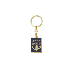 Porte-clés métal Troupes de Marine - Patrol Equipement