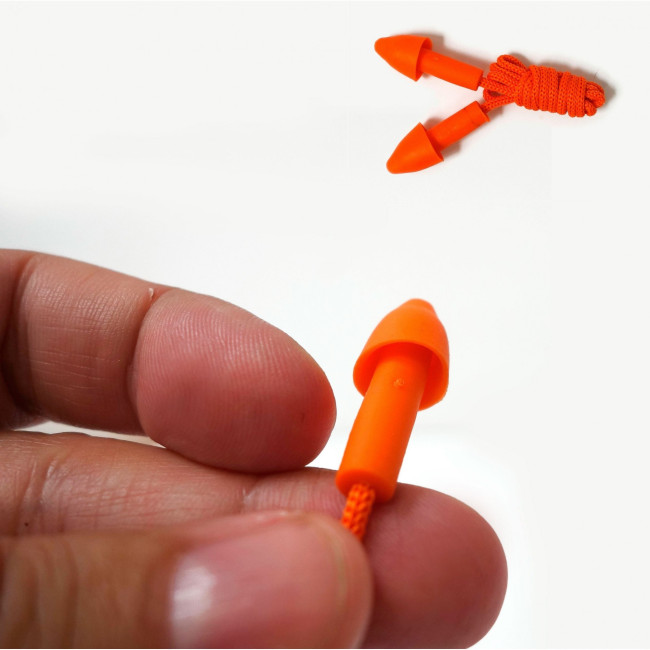 Oranje plastic oordoppen - Patrol Equipement
