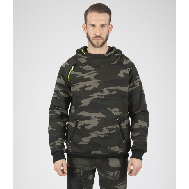 SWEAT A CAPUCHE ALCA WOODLAND - North Ways