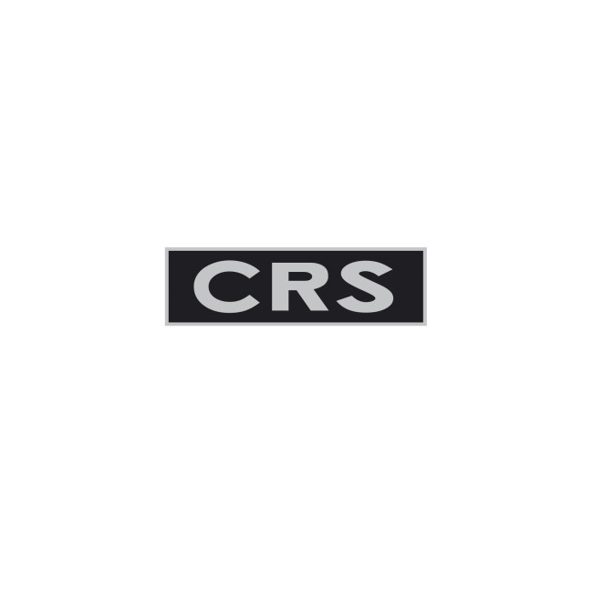 Retroreflecterende band zwarte achtergrond CRS 10 x 30 cm - Patrol Equipement