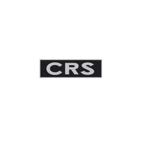 Bandeau d'identification rétro-réflechissant fond noir CRS 10x30 - Patrol Equipement