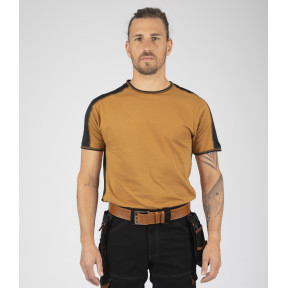 Tee-shirt à manches courtes pour homme Andy camel - North Ways