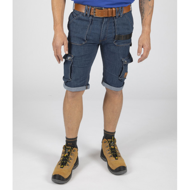 Arbeits-Bermudashorts mit vielen Taschen aus Jeans Bolt - North Ways