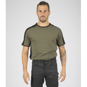 T-shirt met korte mouwen voor heren Andy khaki - North Ways