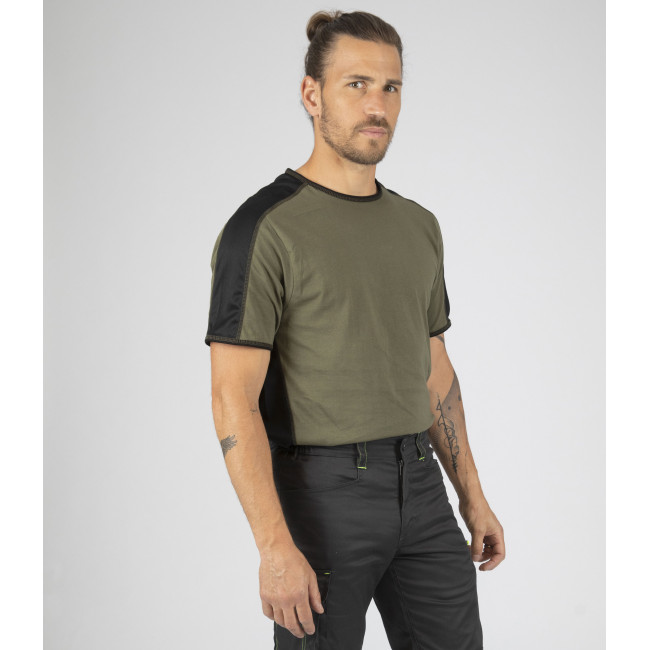 Kurzarm-T-Shirt für Herren Andy khaki - North Ways
