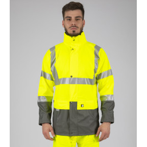 VESTE HV DE TRAVAIL BANDIT JAUNE FLUO - Nine Worths