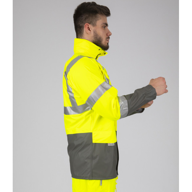 VESTE HV DE TRAVAIL BANDIT JAUNE FLUO - Nine Worths
