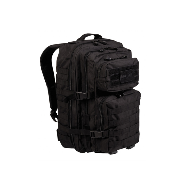 US Assault rugzak 36L Zwart - Miltec