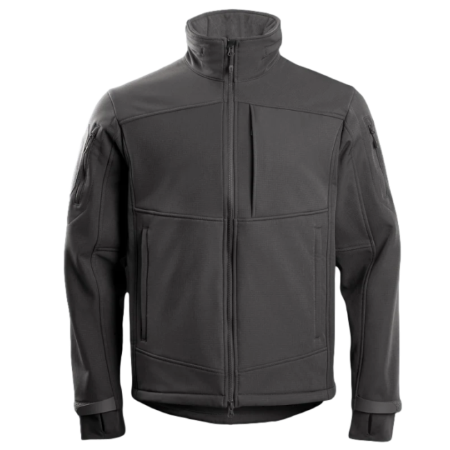 Taktische Softshell-Jacke STOIRM grau - Highlander