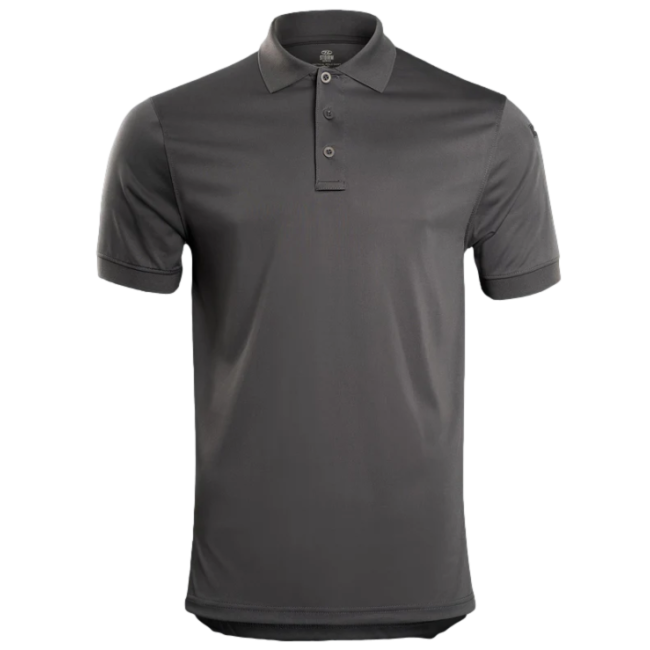 Polo taktyczne STOIRM 100% poliester szare - Highlander