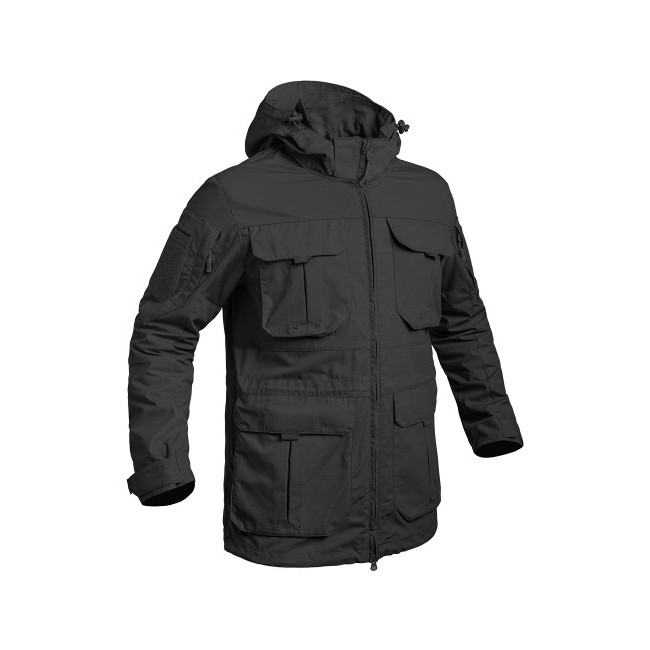 Lange Kampfjacke Fighter schwarz - A10 Equipment