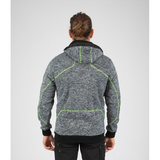 Gilet de travail Botta gris chiné - Nine Worths by North Ways