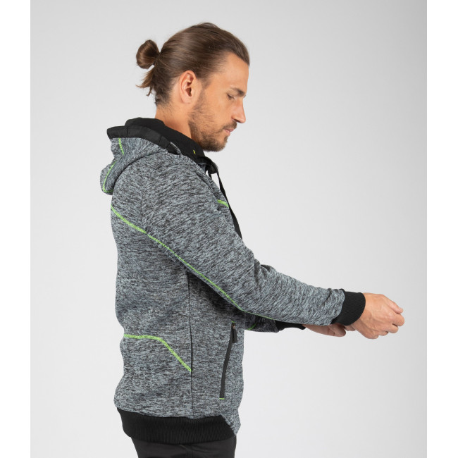 Gilet de travail Botta gris chiné - Nine Worths by North Ways