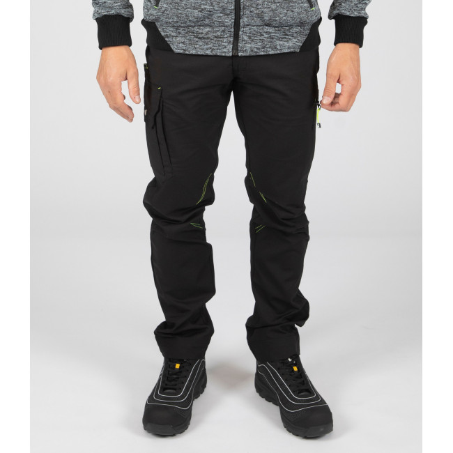 PANTALON DE TRAVAIL EDWARD NOIR - Nine Worths by North Ways