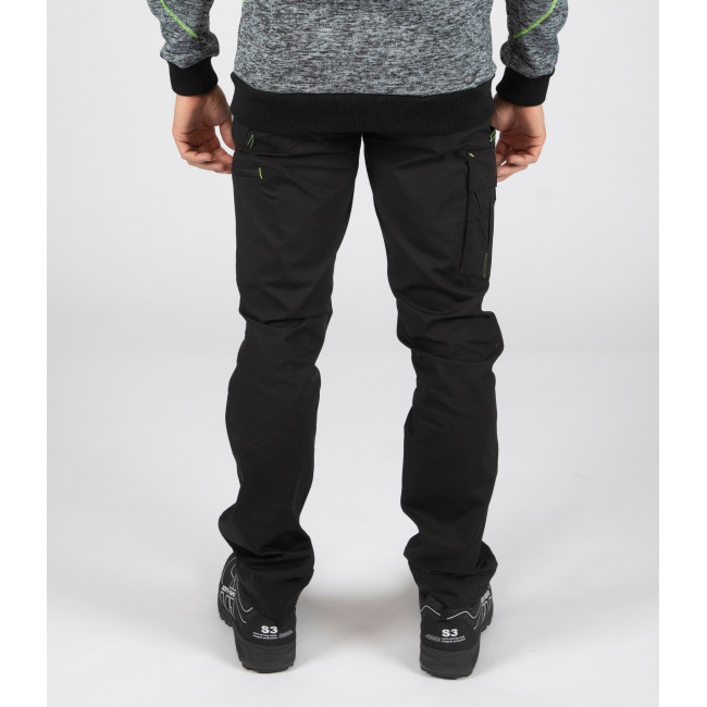 PANTALON DE TRAVAIL EDWARD NOIR - Nine Worths by North Ways