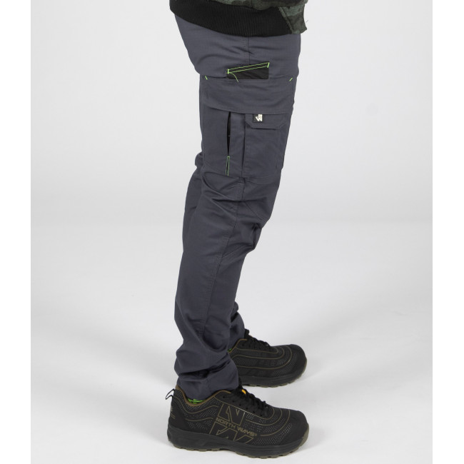 PANTALON DE TRAVAIL EDWARD GRIS - Nine Worths by North Ways