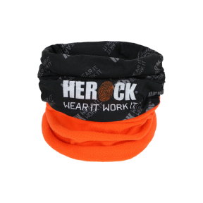 Tour de cou polaire Hako orange/noir - Herock