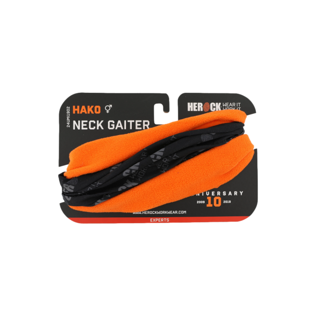 Tour de cou polaire Hako orange/noir - Herock
