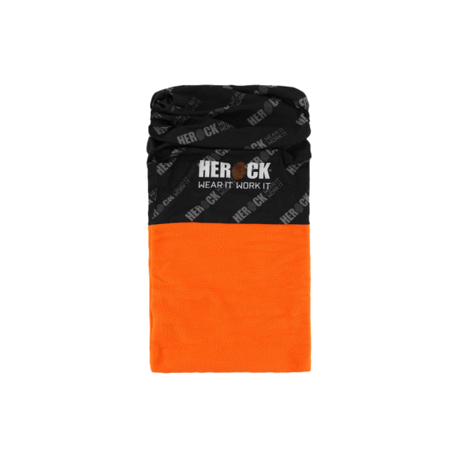 Fleece-Halswärmer Hako orange/schwarz - Herock