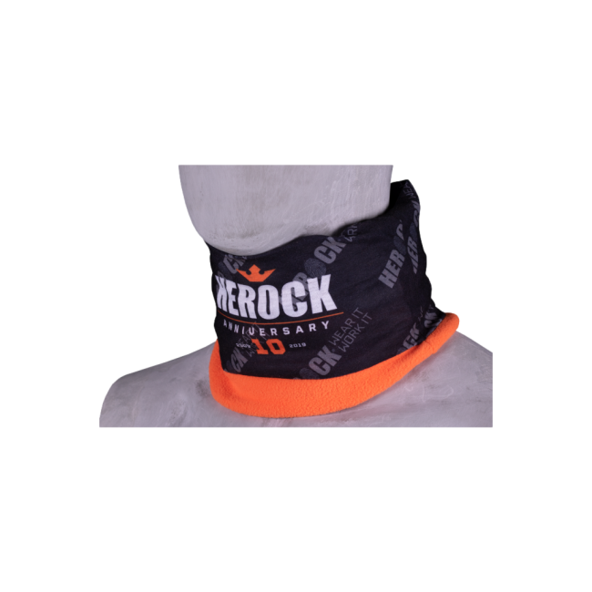 Tour de cou polaire Hako orange/noir - Herock