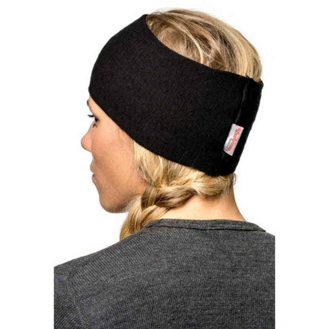 Hoofdband Headband 200 Zwart - Woolpower
