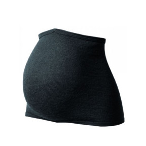 Buikwarmer riem Belly Warmer 200 Zwart - Woolpower