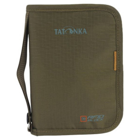Porte monnaie zippé avec protection RFID vert - Tatonka