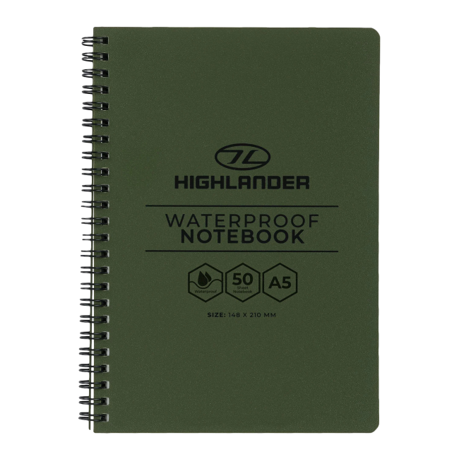 Waterdicht notitieboek A5 - Highlander