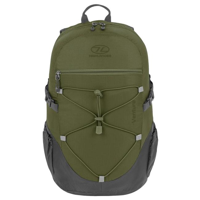 Sac à dos Venture 20L olive/gris - Highlander