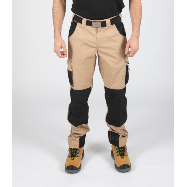 ARBEITSHOSE ADAM BEIGE / SCHWARZ - NORTH WAYS