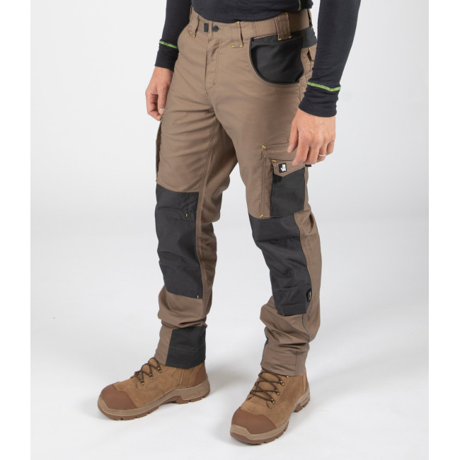 Arbeitshose mit vielen Taschen ADAM Braun/Anthrazit - North Ways