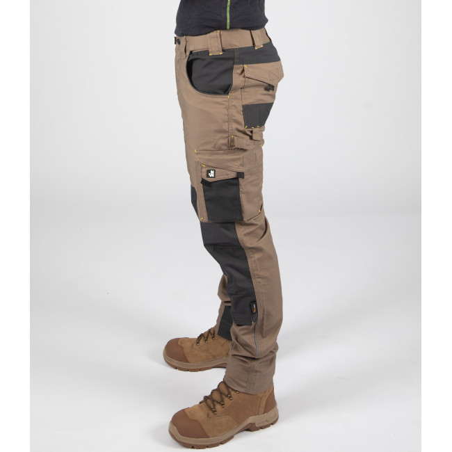 Arbeitshose mit vielen Taschen ADAM Braun/Anthrazit - North Ways