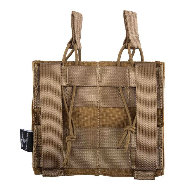 Dubbele magazijnhouder 5.56 action coyote - Invader Gear