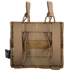 Porte chargeur double 5.56 action coyote - Invader Gear