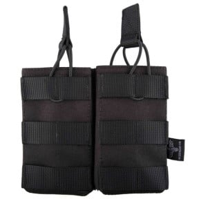 Porte chargeur double 5.56 action noir - Invader Gear
