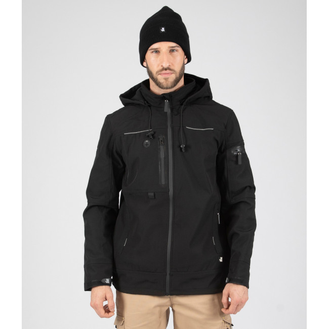 VESTE SOFTSHELL FLORES NOIR - North Ways