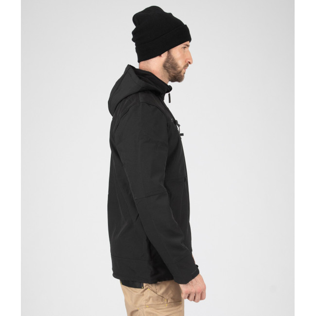 SOFTSHELL JACKE FLORES SCHWARZ - North Ways
