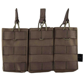 Potrójny uchwyt na magazynek 5.56 Action zielony ranger - Invader Gear