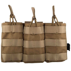 Porte chargeur triple 5.56 Action coyote - Invader Gear