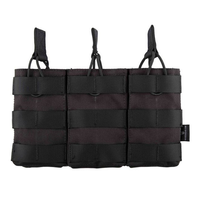 Porte chargeur triple 5.56 Action noir - Invader Gear