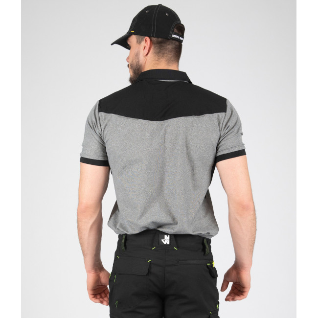 POLO ROBOCZE HORTEN CZARNE / SZARE CHI - Nine Worths by North Ways